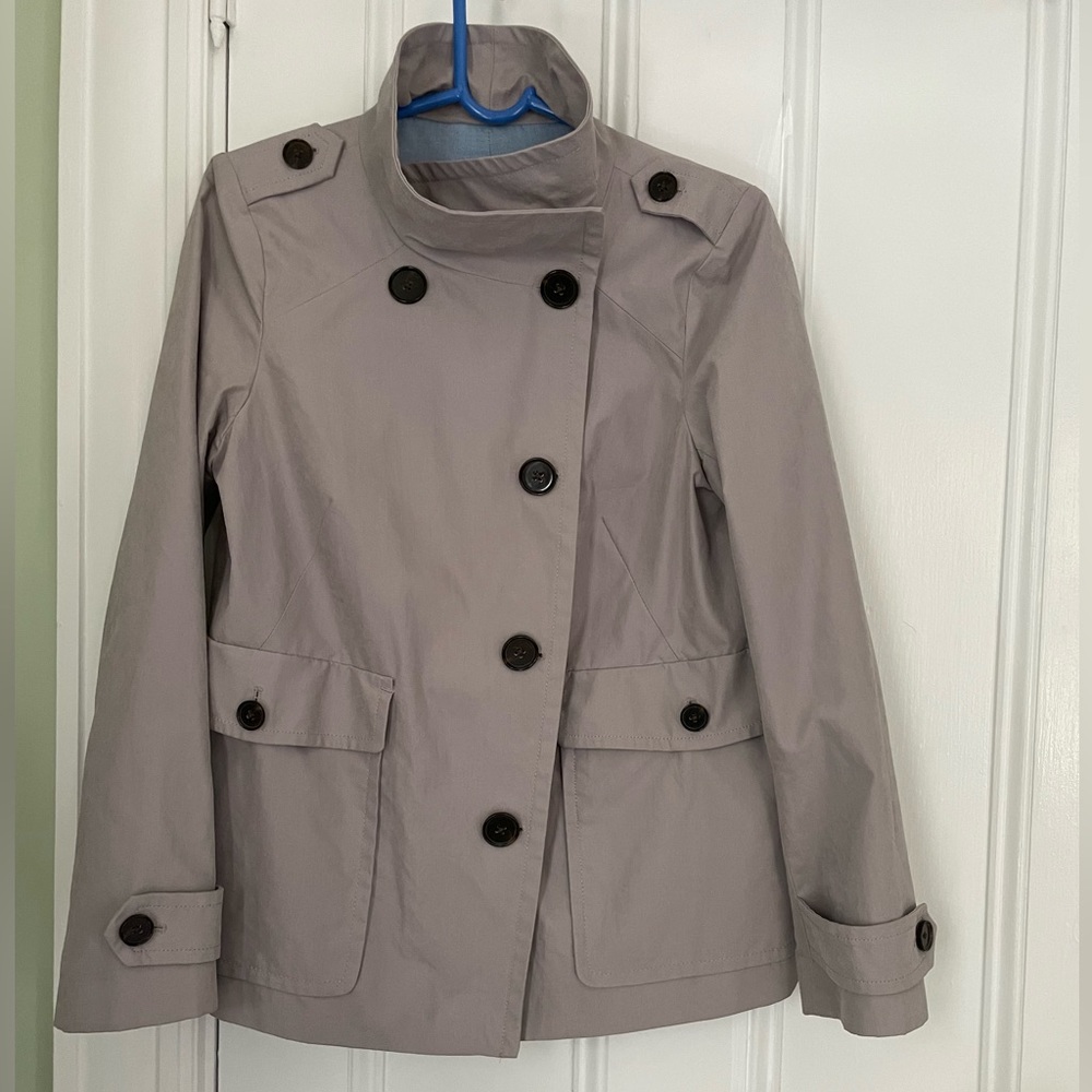 Gap gray lightweight peacoat style Spring jacket - S